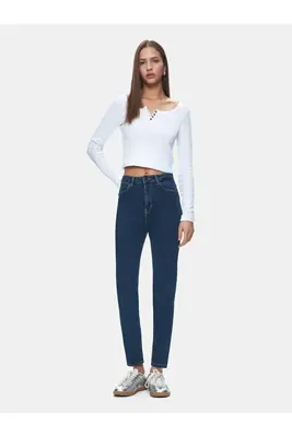Ltb Dores Dar Paça Slım Mom Jean Pantolon