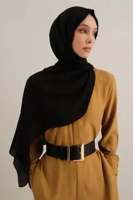 Armine Logo Bordürlü Pamuk İpek Şal 01