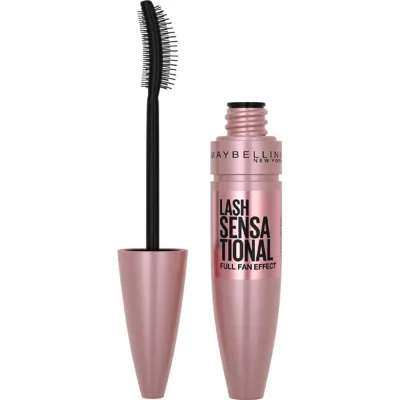 Maybelline New York Maybelline Lash Sensational Yelpaze Etkili Siyah Maskara 1 adet