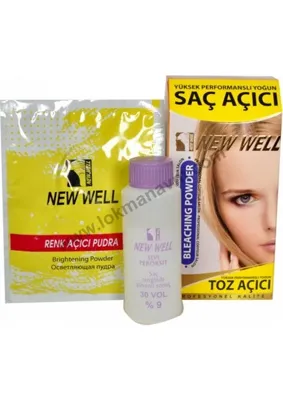 New Well Yüksek Performanslı Yoğun Toz Saç Açıcı 8680097213488