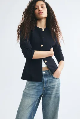 H&M Bedene Oturan İnce Triko Hırka