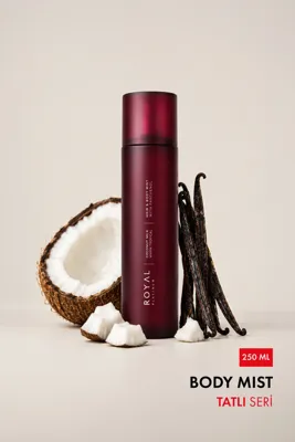 Royal Platinum Body Mist Coconut Milk (Vücut ve Saç Spreyi) EDP 250 ML | Tatlı Seri