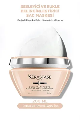 Kerastase Saçına Şekil Ver, Nem Kat, Bukleni Ortaya Çıkar! - Kerastase Curl Manifesto 200Ml/HairBosshop