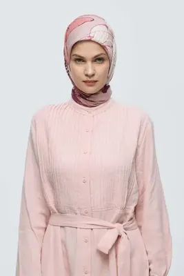Modakaşmir Şakayık Desen Bambu Eşarp