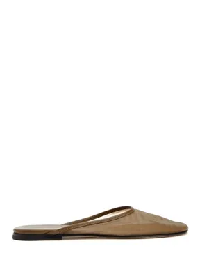 Beymen Collection Camel Kadın Deri Terlik