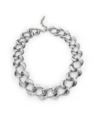 Twist AMORF METAL ZİNCİR KOLYE 