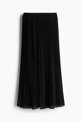 H&M Pileli Şifon Etek