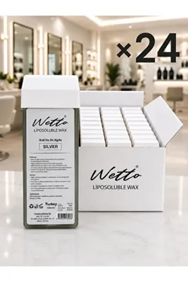 Wetto Kartuş Ağda 100ml Silver(Gri) 24'lü Paket