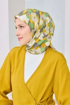 Silk Home Velora Eşarp Floral Sarı