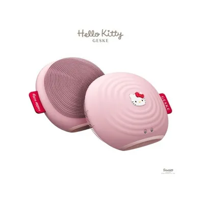 geske Hello Kitty Titreşimli Yüz Temizleme ve Isılı Masaj Cihazı | Sonic Thermo Facial Brush
