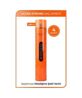 Morfose Ultra Strong Saç Spreyi 3 X 400 ML