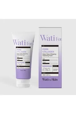 wati for skin PDRN Collagen Deep Clean Whipping Cleansing Foam(PDRN Kolajen Derin Yüz Temizleyici)