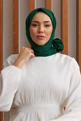 Silk Home Düz Renk Twill Eşarp