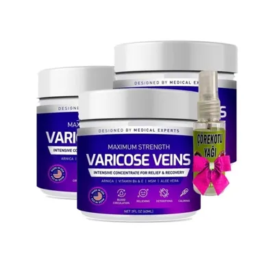 Kostore Varcse Vnis Purple Bakım Kremi 100 Ml X 3 Adet + Çörek Otu Yağı 30 Ml
