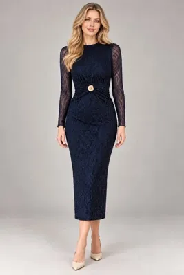 LAMİFUSTORE ROLLAND Simli Halter Yaka Elbise