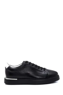 Derimod Erkek Siyah Deri Sneaker