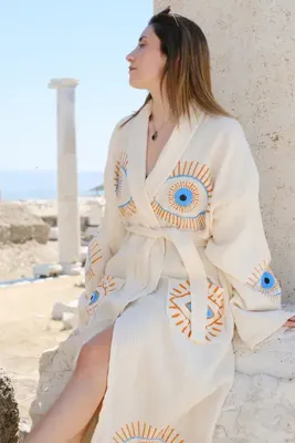 DC Teks Müslin sabahlık / bornoz / kimono