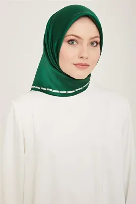 ARMİNE Klasik Desenli Twill İpek Eşarp 24Ya9165 31 82