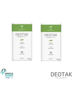 Deotak Krem Deodorant Fresh Unisex x 2 adet Mentollü Koku ile 7 Gün Süren Koruma