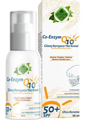 Gökçek Şifa COQ10 Güneş Koruyucu Yüz Kremi 50 Ml.