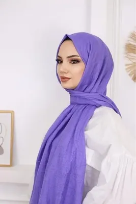 Madame Polo LORENA - - BAMBUKRAŞ - ŞAL - LİLA