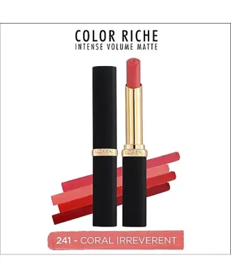 L'Oréal Paris Color Riche Intense Volume Matte Ruj - 241 Coral Irreverent