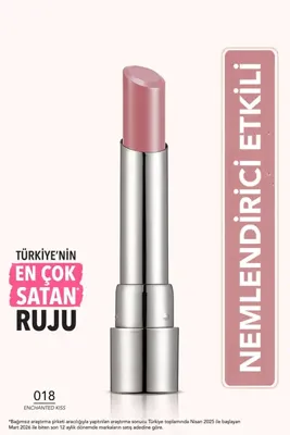 Flormar Sheer Up Yarı Transparan & Parlak Bitişli Nemlendirici Ruj 018 Enchanted Kiss