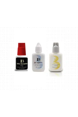 ARLOVİS Ib Ultra Bonding 5ml + Ib Remover 15ml + lb 15 ml Kirpik Primer Yağ Temizleyici