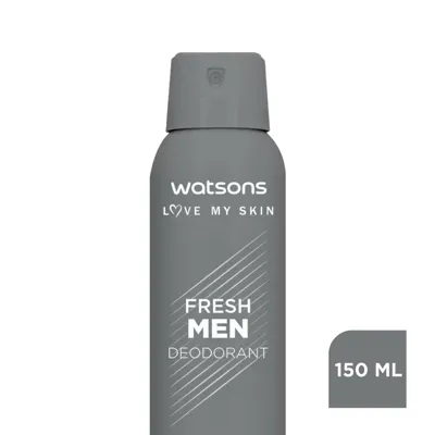 Watsons Fresh Men Deodorant Sprey Pudrasız 150 ml
