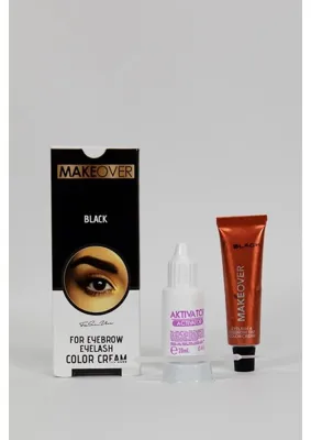 MAKEOVER Black Kaş Kirpik Boyası Siyah 15 ml