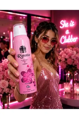 ORİON GLOBAL Riposte Dance Deodorant Sprey 150 ml – 24 Saat Kalıcı Koruma – (Açık Pembe / Baby Pink)