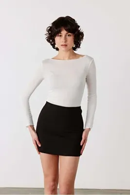 FACETTE Nina Mini Etek Siyah
