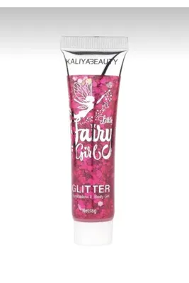 MT Fuşya Face Glitter - Yüz ve Vücut Simi Işıltı Makyaj Simi Simli Göz Farı