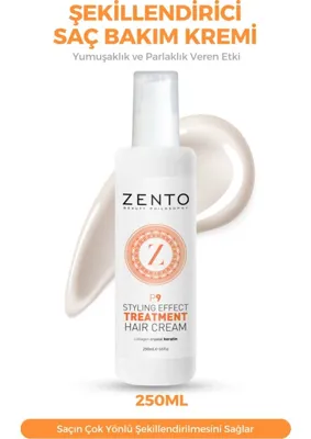 Zento Beauty Phılosophy Stylıng Effect Treatment Haır Cream P9 250 ml