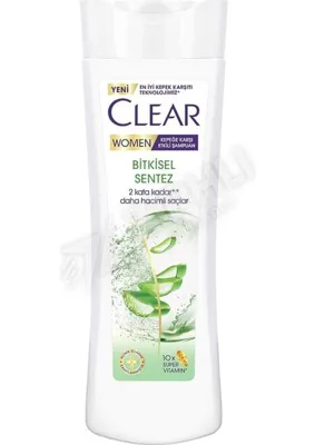 Clear 5 Adet Clear Şampuan  Bitkisel Sentez Kepeğe Karşı Etkili  350 ml
