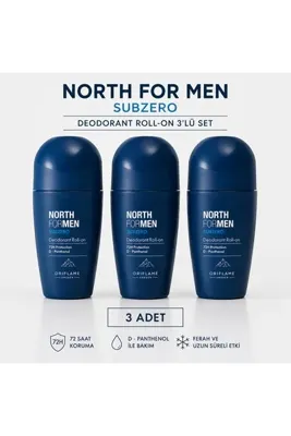 Oriflame North For Men Subzero Roll On Deodorant