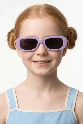 Bilge Karga Heyo Light Purple Black Kız Çocuk Güneş Gözlüğü