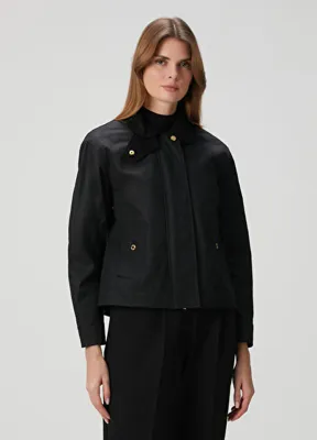 Hunter Originals Leith Siyah Oversized Ceket