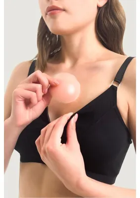 Cottonhill Beauty Cottonhill %100 Silikon Göğüs Ucu Kapatıcı - Rahat ve Gizli Kullanım, 2 Adet