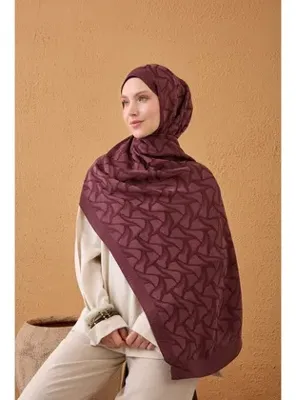 Silk Home Naia Pamuk Şal Aris Vişne Çürüğü