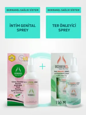Dermanel İntim Genital Sprey+Dermanel Ter Önleyici Sprey