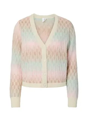 Yas Çok Renkli Kadın Yün Karışımlı Kazak YASSPACE LS KNIT CARDIGAN