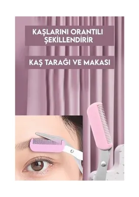 Trendexa Pembe Taraklı Kaş Makası
