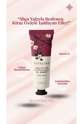 alyalina Aly Shea Butter&Japon Kirazı El Kremi 30ml
