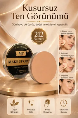 Makeuptime Porselen Görünüm Etkili Fondöten – 212