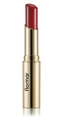 Flormar Deluxe Cashmere Yüksek Pigmentli & Parlak Bitişli Ruj DC25 Perfect Crimson
