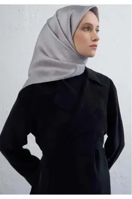 Armine 2025 Desenli Saf İpek Twill Eşarp 9415-06