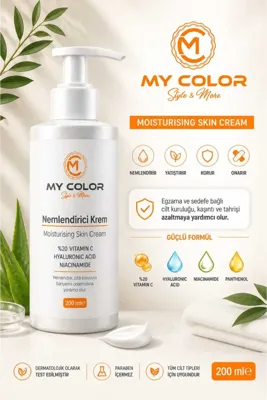 Mycolor Style & More Su bazlı Kortizonsuz egzema ve Sedf engelleyici Bakım Kremi 200ml