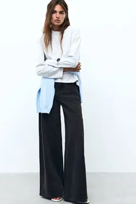 Pull & Bear Super wide leg jean