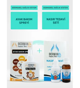 Dermanel Ayak Bakım Spreyi+Dermanel Nasır Tedavi Seti